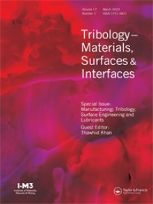 Tribology-materials Surfaces & Interfaces期刊