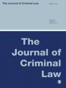 Journal Of Criminal Law期刊