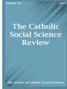 Catholic Social Science Review期刊