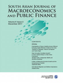 South Asian Journal Of Macroeconomics And Public Finance期刊