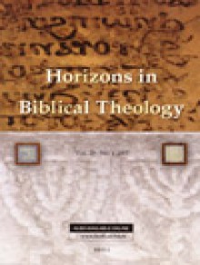 Horizons In Biblical Theology期刊