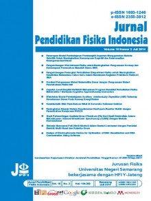 Jurnal Pendidikan Fisika Indonesia-indonesian Journal Of Physics Education期刊