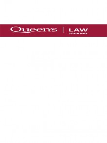 Queens Law Journal期刊