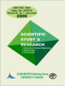 Scientific Study And Research-chemistry And Chemical Engineering Biotechnology F期刊